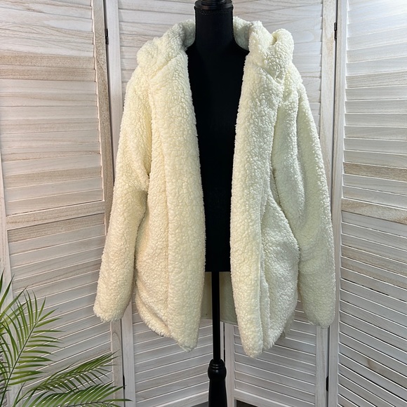 Urban Outfitters Jackets & Blazers - UO Urban Outfitters Sherpa Fleece Hoodie Jacket M / L